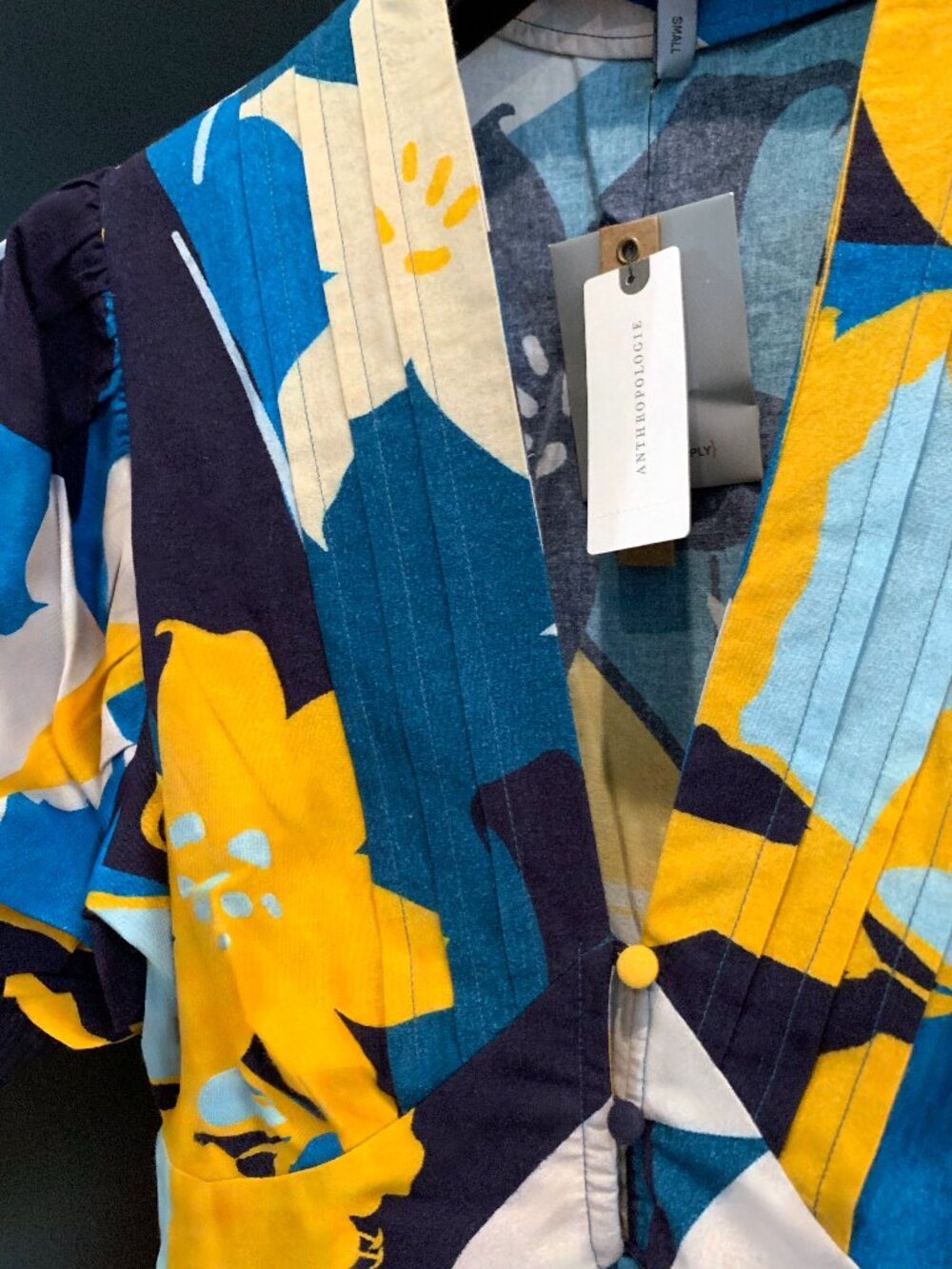 ANTHROPOLOGIE | 100% Cotton Ronika Botanical Maxi Dress | NWT - Picture 9 of 9